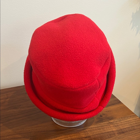 Eddie Bauer Red Fleece Hat - Picture 3 of 5
